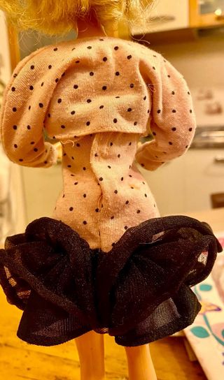 Completo Barbie abito + bolerino