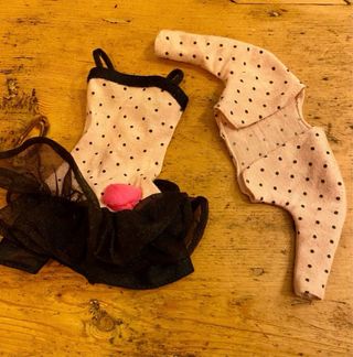 Completo Barbie abito + bolerino