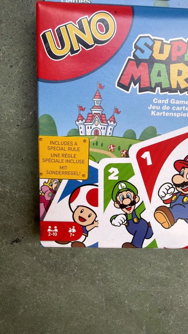 UNO Super Mario Card Game
