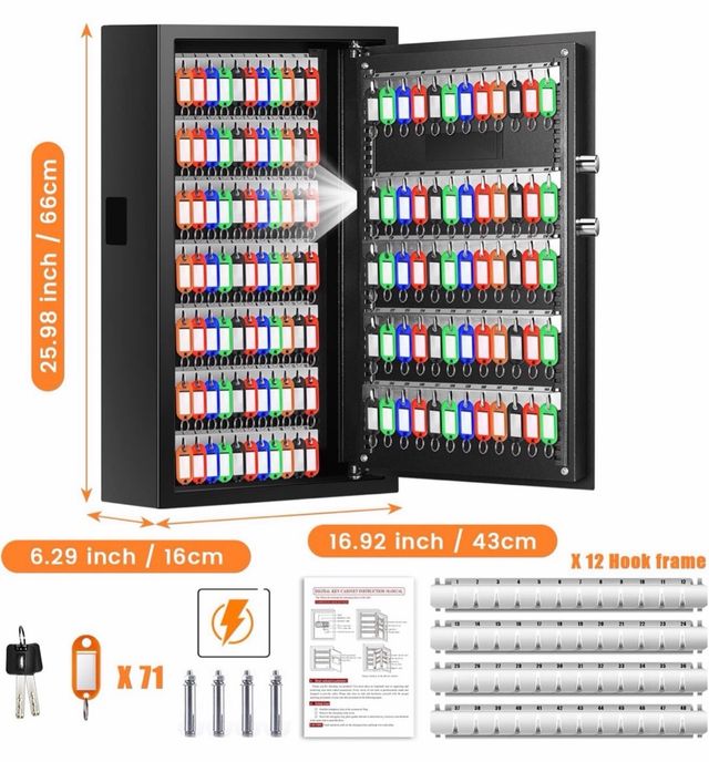 Cassaforte Ignifuga per 144 Chiavi