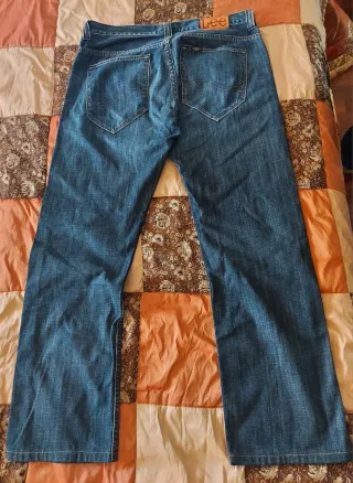 Jeans Lee Uomo W34 L36 Blu