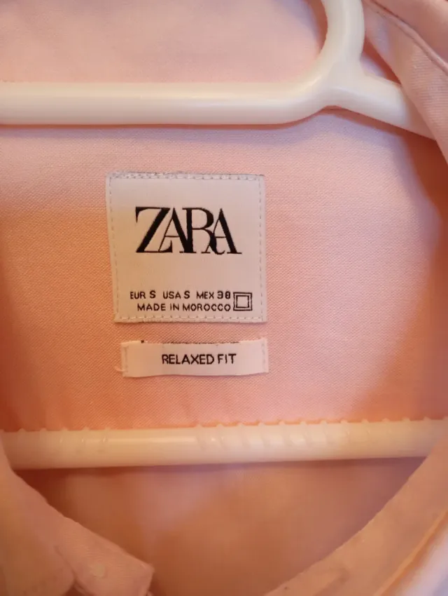 Camisa ZARA Rosa Talla M