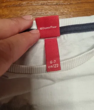 Maglia maniche lunghe Cars 6/7 anni