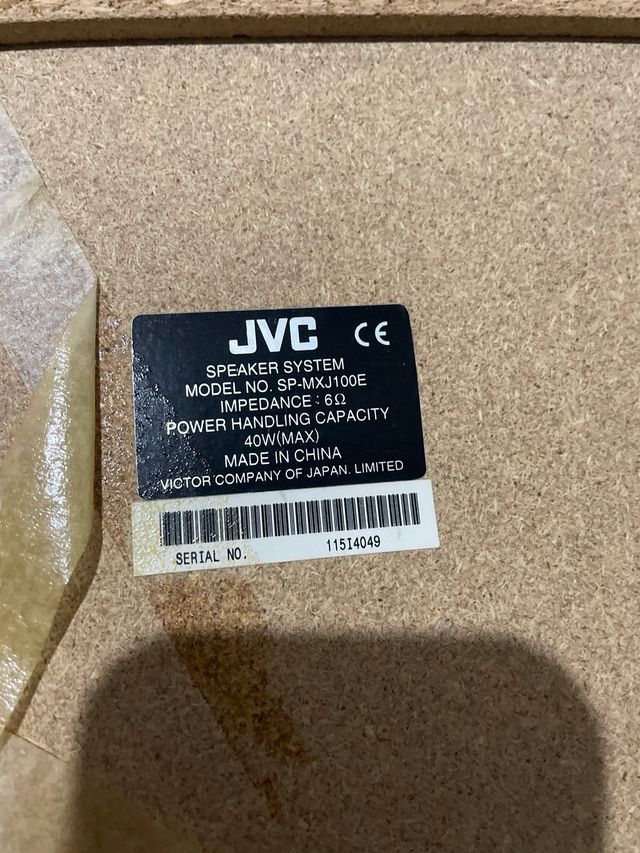 Altoparlanti JVC Argento e Blu