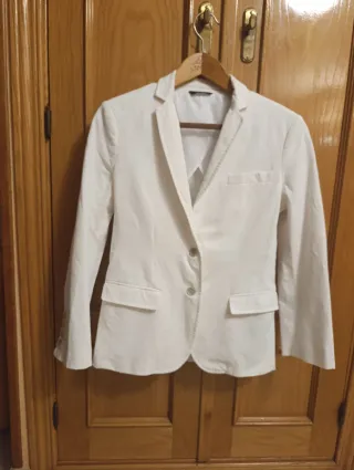 Chaqueta americana Stefanel blanca