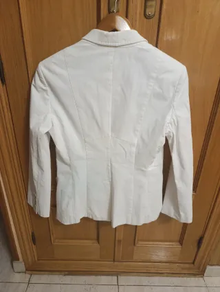 Chaqueta americana Stefanel blanca