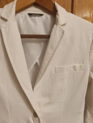 Chaqueta americana Stefanel blanca