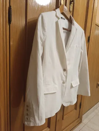 Chaqueta americana Stefanel blanca