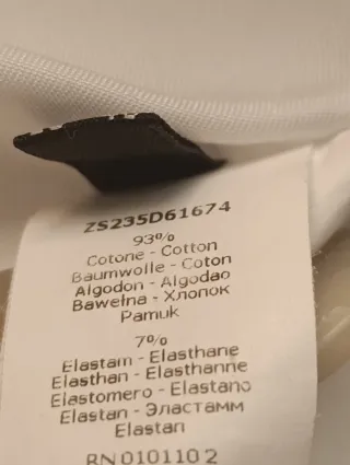 Chaqueta americana Stefanel blanca