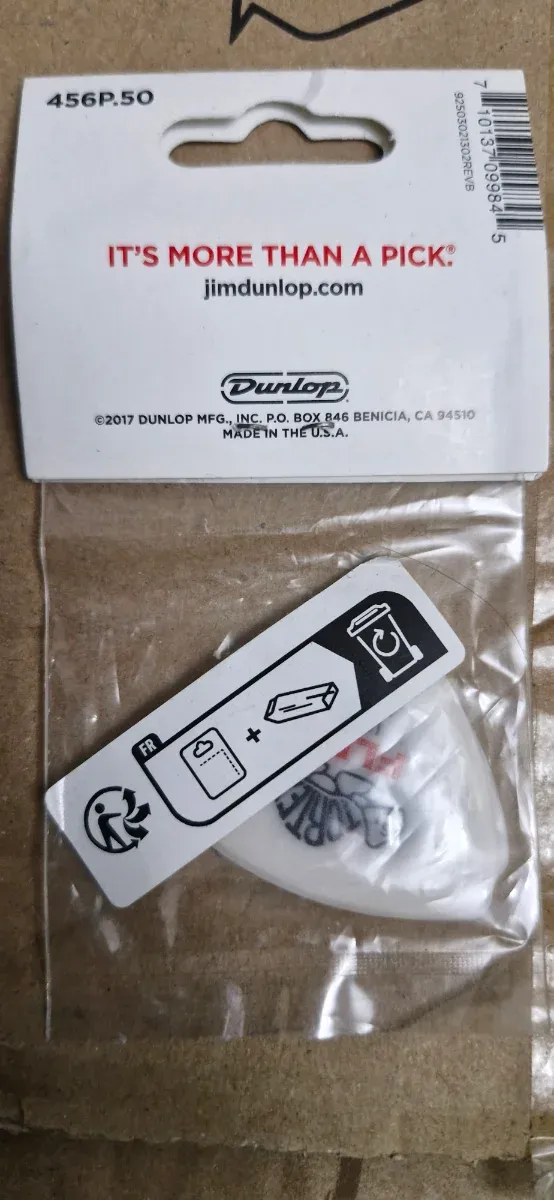 Púas Dunlop Tortex Flex 0.50mm (6 Unidades)