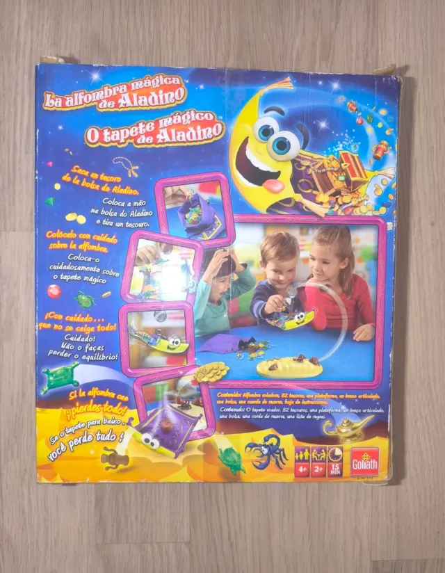Juego La alfombra mágica de Aladino