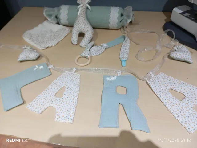 Letras decorativas bebé patitos