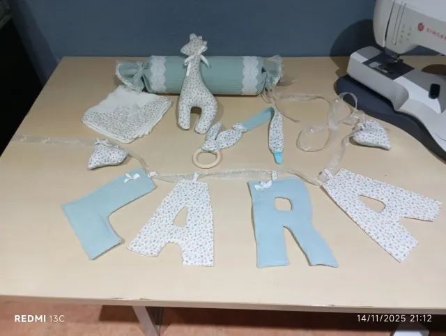 Letras decorativas bebé patitos