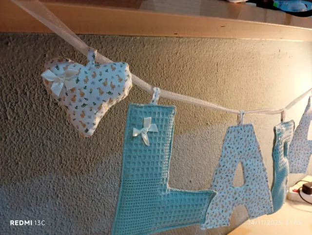 Letras decorativas bebé patitos