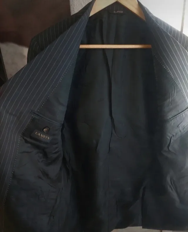 Traje de casaco Lanvin Raya diplomática Tamanho 54