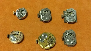 Orologi vari antichi con corona