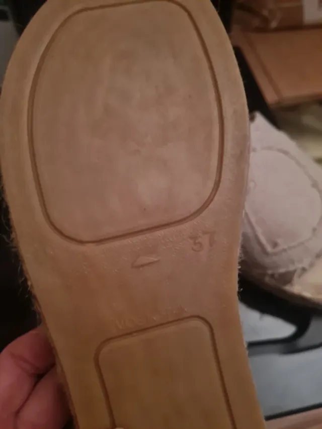 Sandalias Adolfo Dominguez Beige Sin estrenar