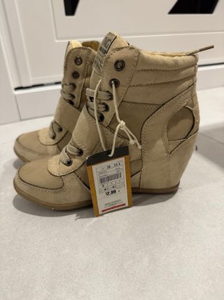 Botines Beige Talla 36