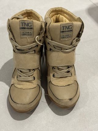 Botines Beige Talla 36