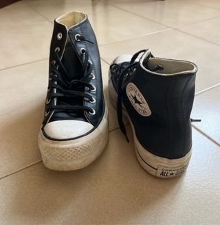 Converse All Star Platform Nere