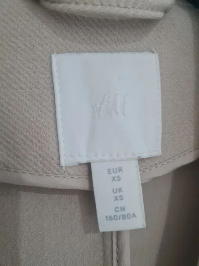 Abrigo H&M Beige