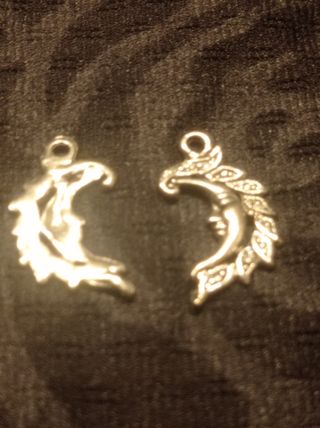 lote 45 piezas Colgante Reina Luna Plata de ley