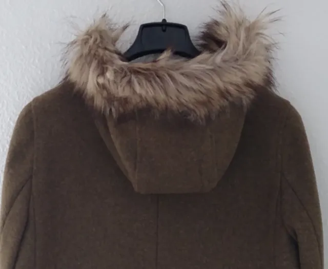 Talla 40. ROBERTO TORRETTA Abrigo con Capucha