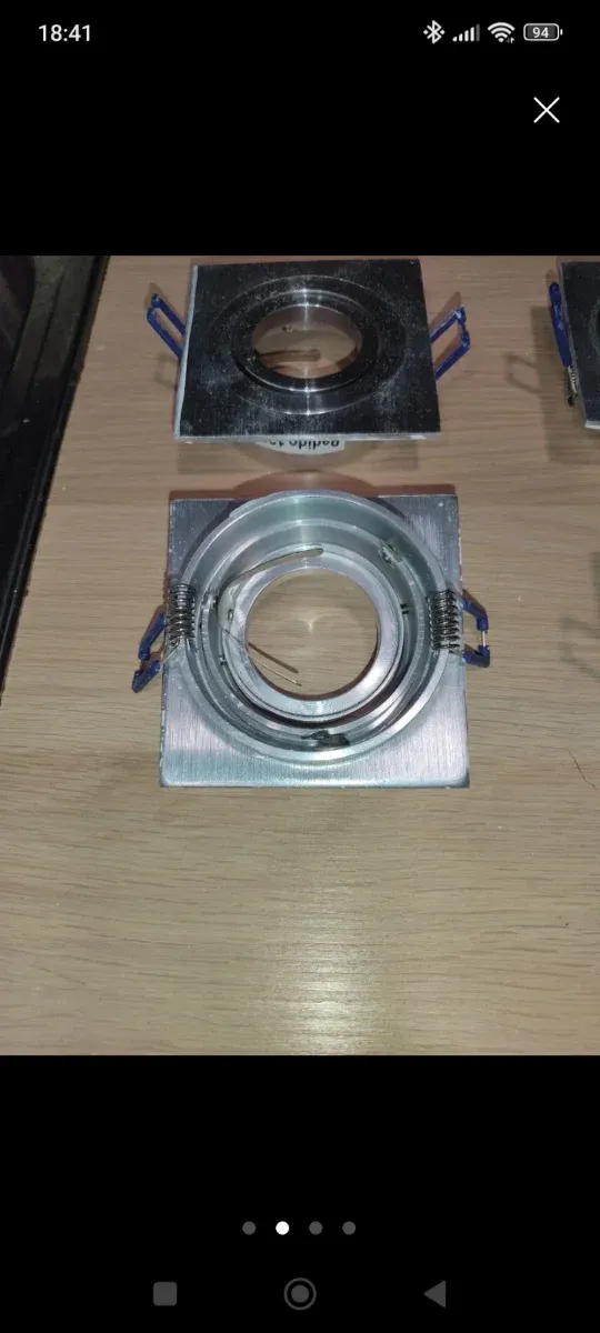 Plafón Cuadrado Aluminio