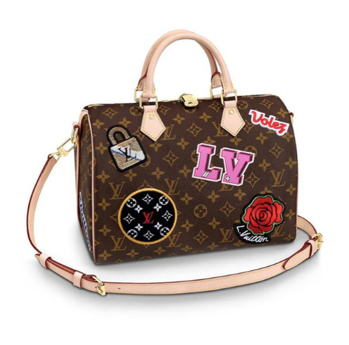 Bolso de mujer con parches