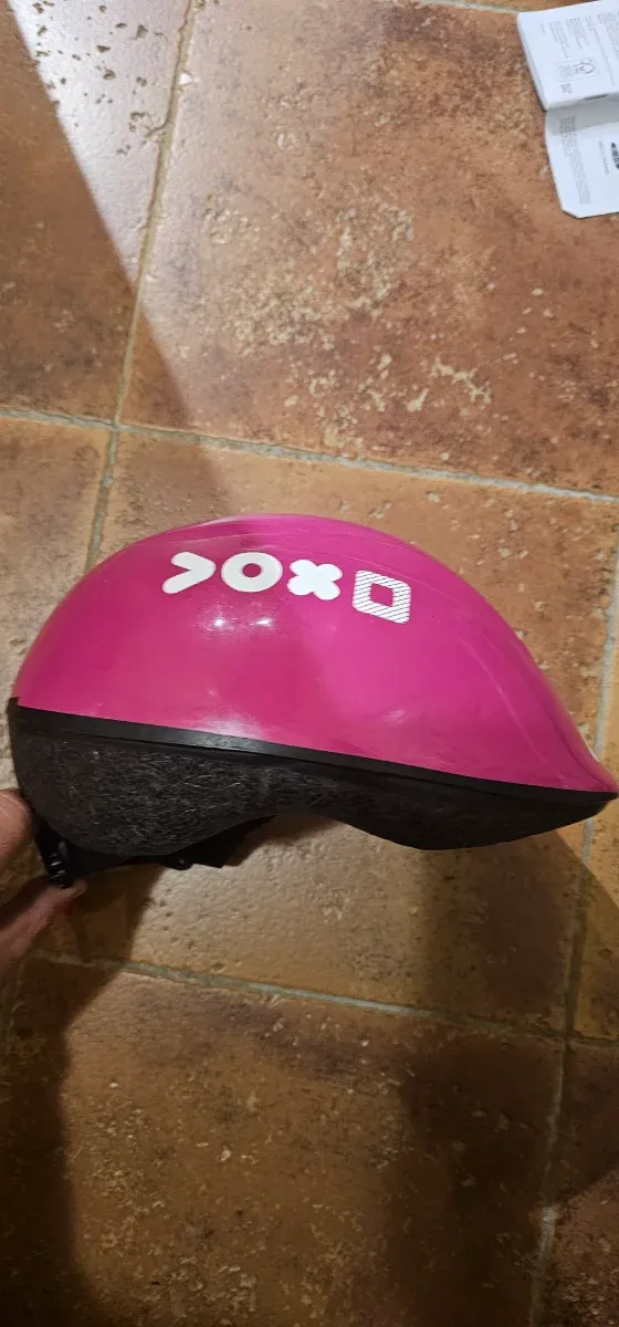 Casco de bicicleta infantil rosa