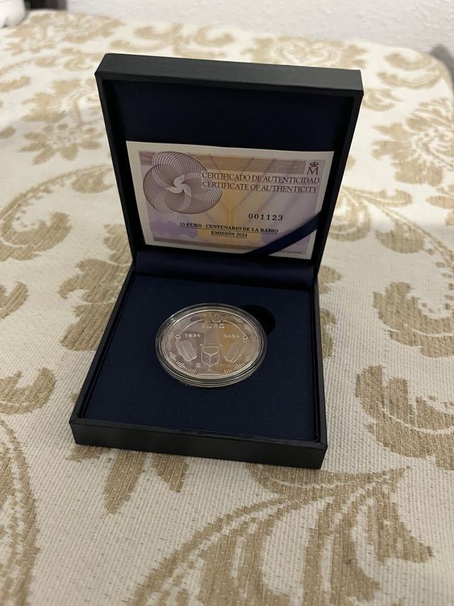 Moneda 10 Euro Centenario de la Radio 2024