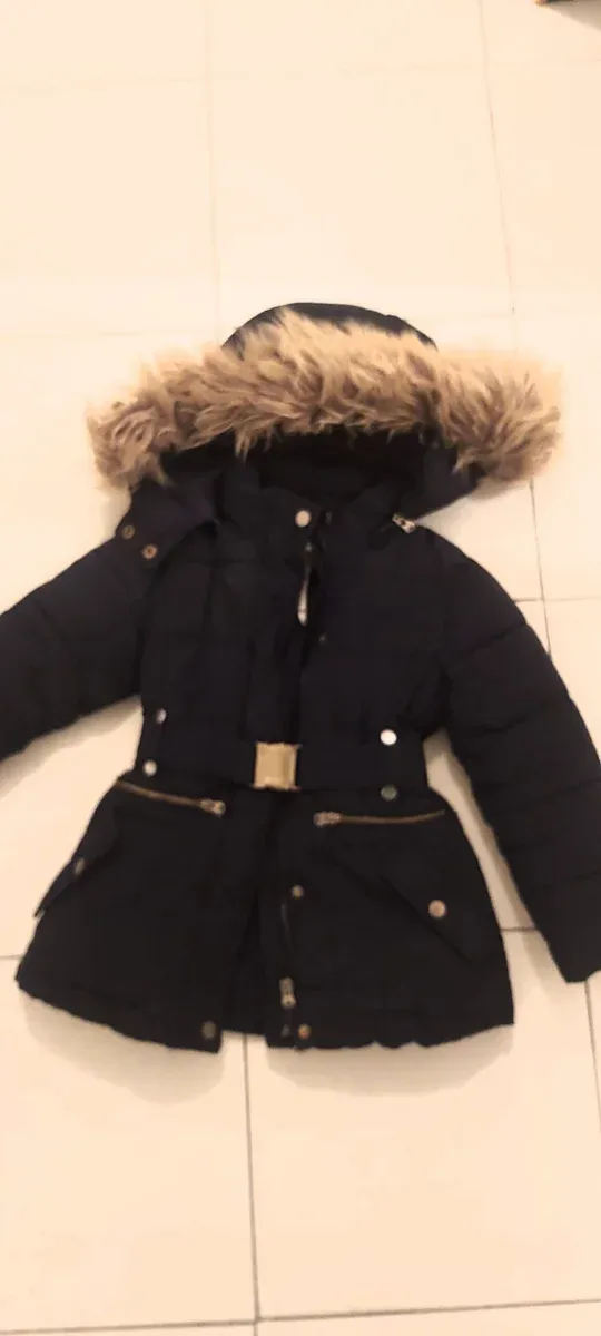 Abrigo niña Bass 10 azul marino talla 6