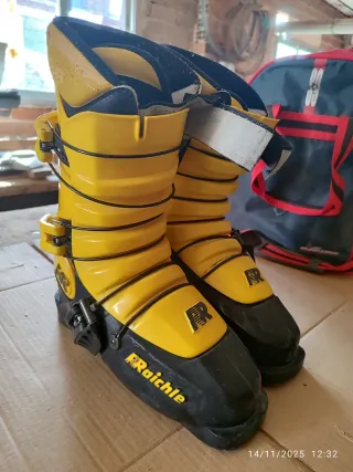 Botas de esquí Raichle amarillas