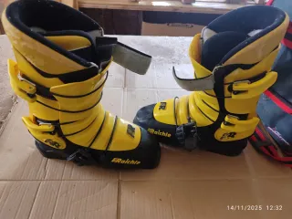 Botas de esquí Raichle amarillas