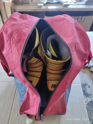 Botas de esquí Raichle amarillas