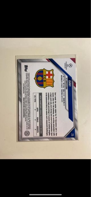 Gavi Rookie Starball Gold Purple Card