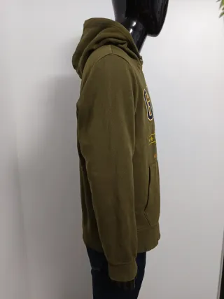 Sudadera GANT Verde Militar Logo American Sportswe