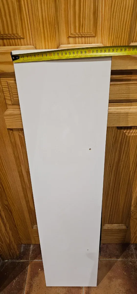 Estantería blanca de madera