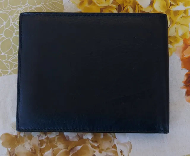 Portafoglio Enrico Coveri Pelle Nero e Rosso