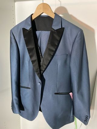 Traje de hombre 3 piezas azul CHOLLO!!!