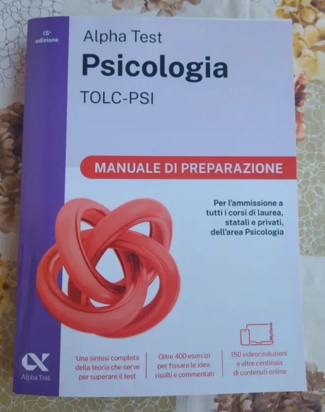 Manuale Alpha Test psicologia