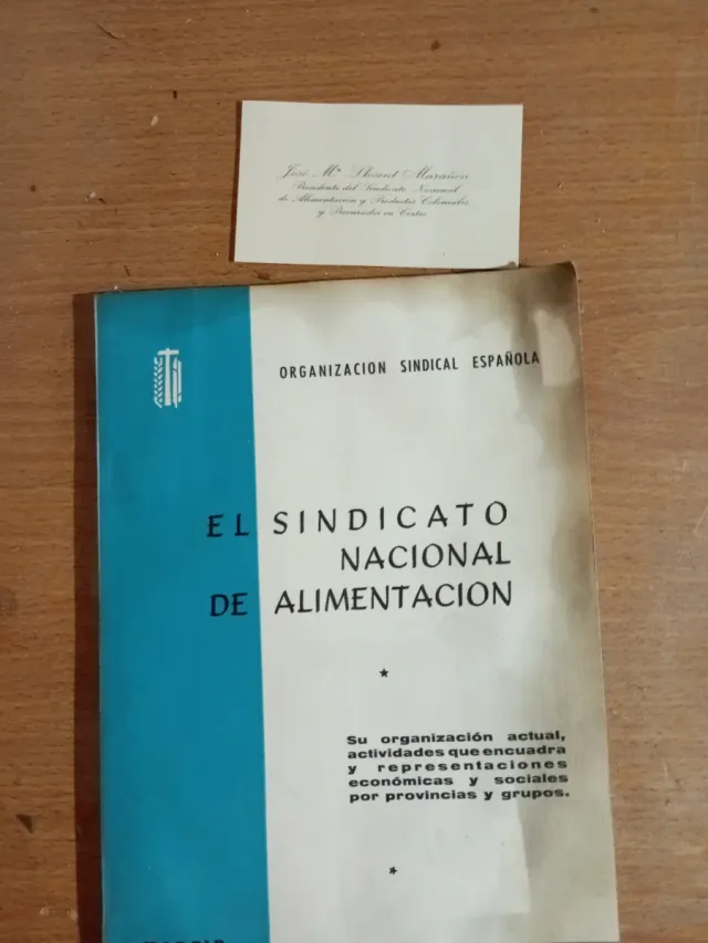 Libro El Sindicato Nacional de Alimentación 1964