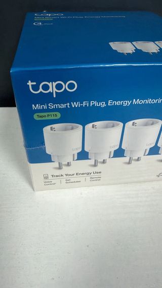 Confezione da 4 Tapo P115 Mini Smart Wi-Fi Plug con monitoraggio energia
