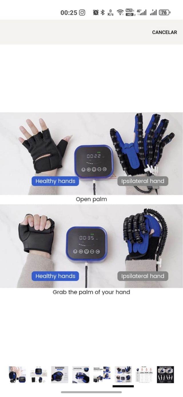 Guantes Robot Rehabilitación Terapia Mano