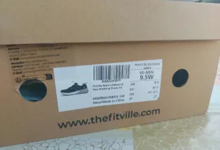 Nuove scarpe da ginnastica uomo FitVille blu/bianc