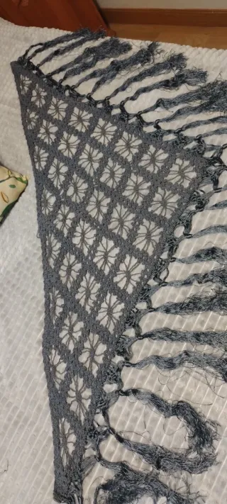 Mantoncillo Flamenca Gris