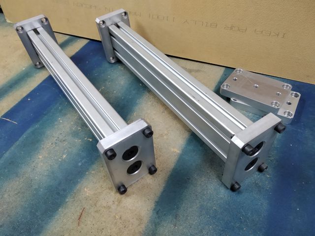 Torretas de aluminio mecanizado