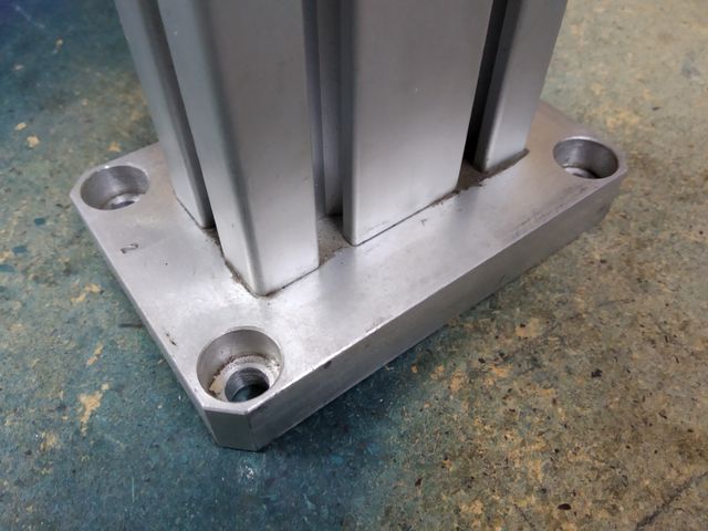 Torretas de aluminio mecanizado