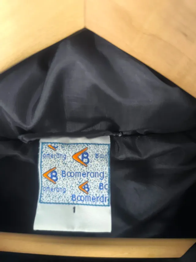 Chaqueta Boomerang Negra Talla M