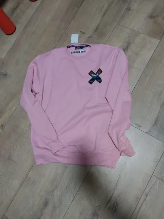 Sudadera Blue Banana Rosa Talla XL